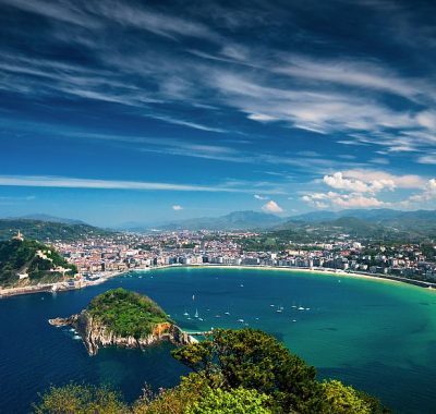 Coastal-view-of-San-Sebastian-Spain